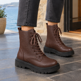 Lodovici-Vico Platform Boots - Dark Brown