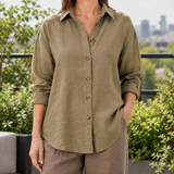 Brigitte-Marie Relaxed Shirt - Khaki