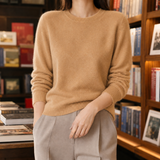 Elodie Wool Sweater - Golden Camel