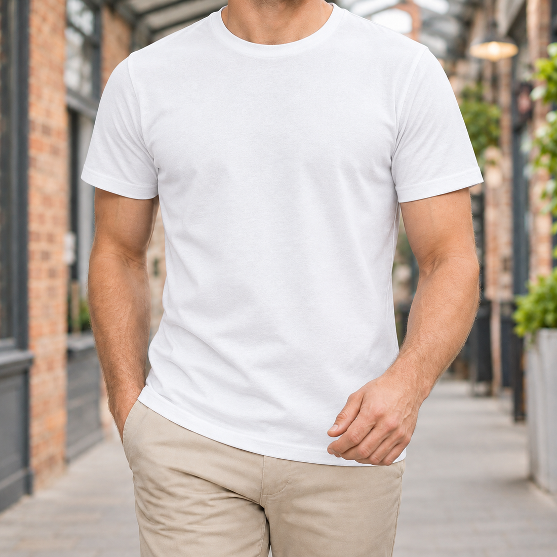 Sander Crew Neck T-Shirt - White