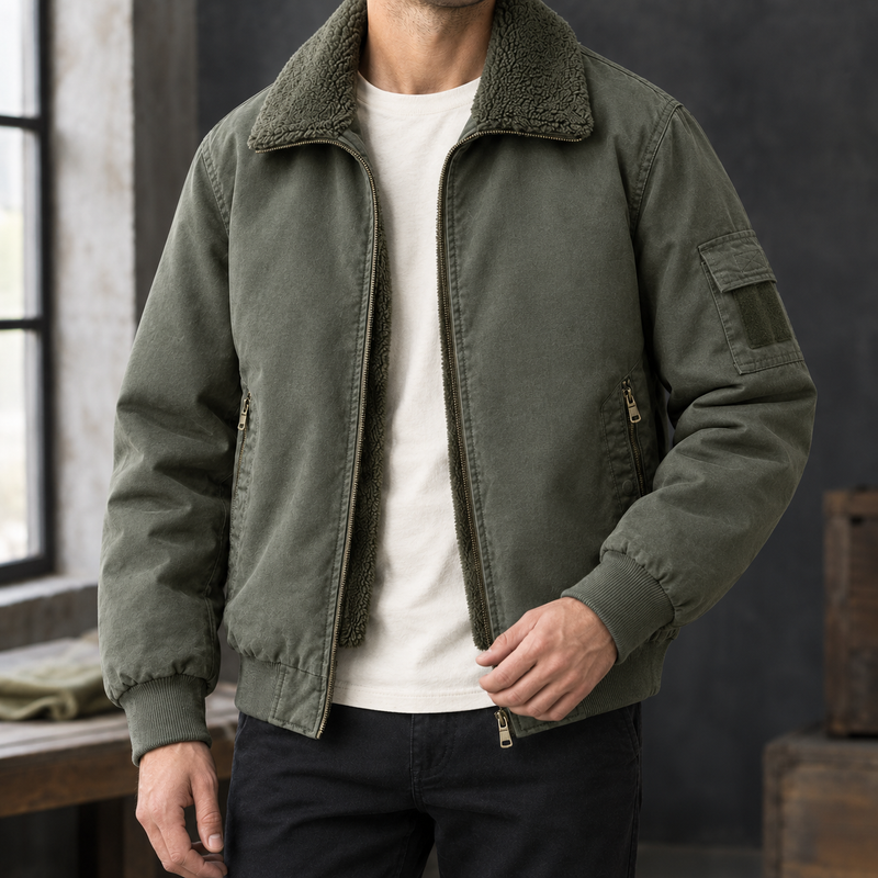 Knox Utility Jacket - Army Green