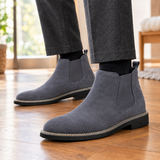 Tornabuoni-Arezzo Suede Chelsea Boots - Gray