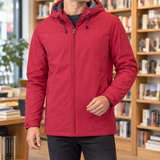 Nathanael Hooded Jacket - Red