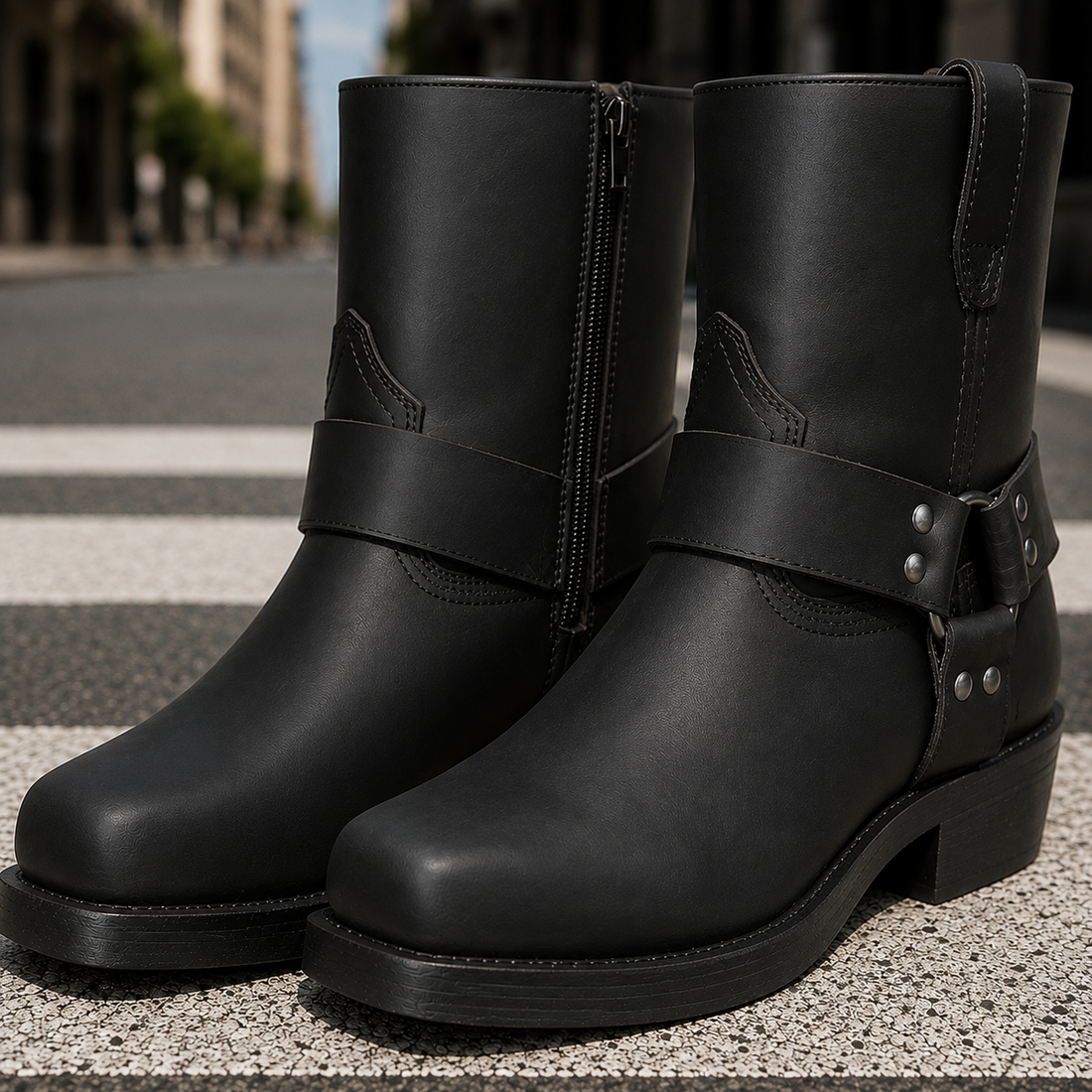 Brambilla Harness Boots - Black