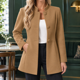 Simone-Eve Longline Blazer - Brown