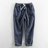 Amara Drawstring Pants - Navy