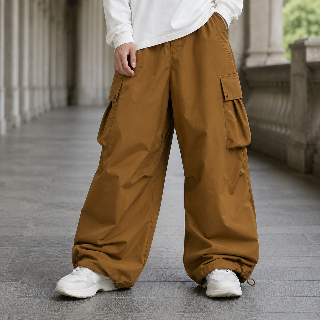 Wyatt Baggy Snowboard Pants - Brown