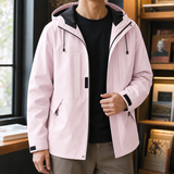 Florian Hooded Jacket - Pink Windbreaker