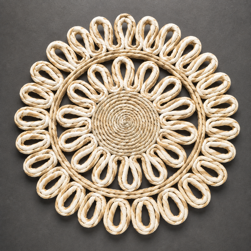 Arthur Woven Placemat - Double Petal