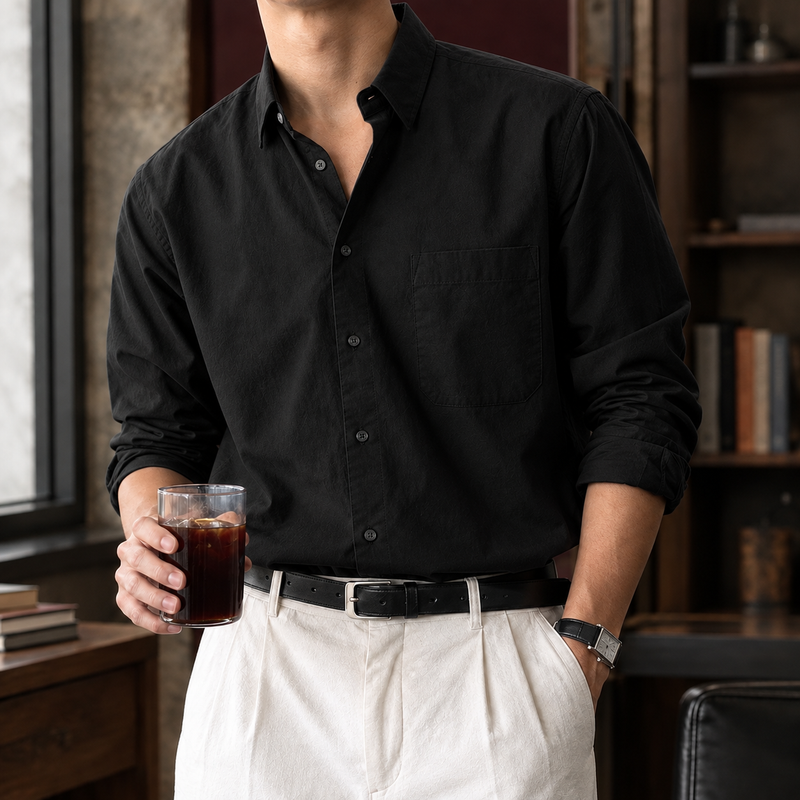 Blake Relaxed Shirt - Black