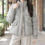 Pomeline-Rose Quilted Jacket - Gray