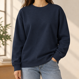 Mason Relaxed Sweatshirt - Navy Blue
