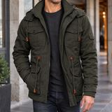 Hadrian Utility Jacket - Military Green