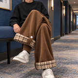 Mason Straight Leg Pants - Brown