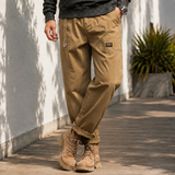 Dario Relaxed Cargo Pants - Khaki