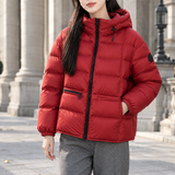 Thalia-Pearl Quilted Jacket - Red