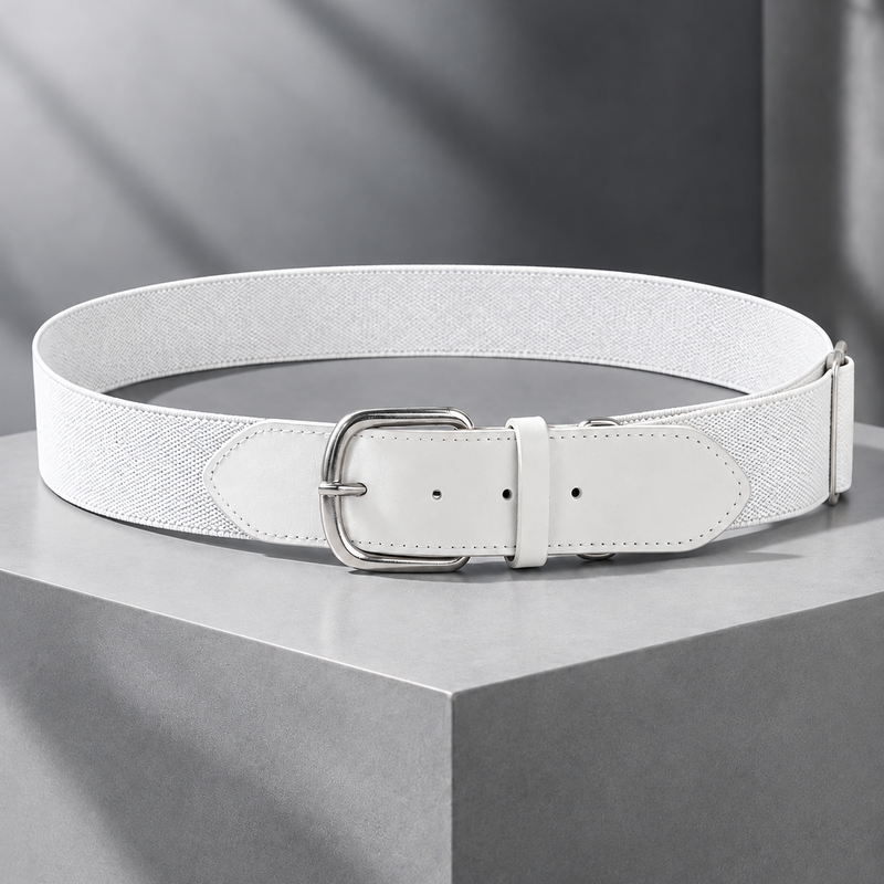 Bracciano Stretch Belt - White