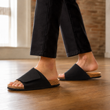 Maderno Velcro Sandals - Black