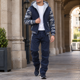 Mortimer Hooded Tracksuit - Dark Blue