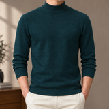 Florian Mock Neck Sweater - Green