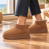 Accardi-Firenze Platform Boots - Brown
