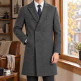 Marco Double Breasted Coat - Gray