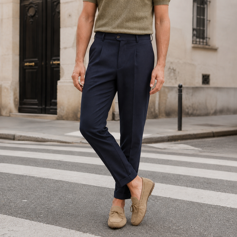 Austin Tapered Pants - Navy