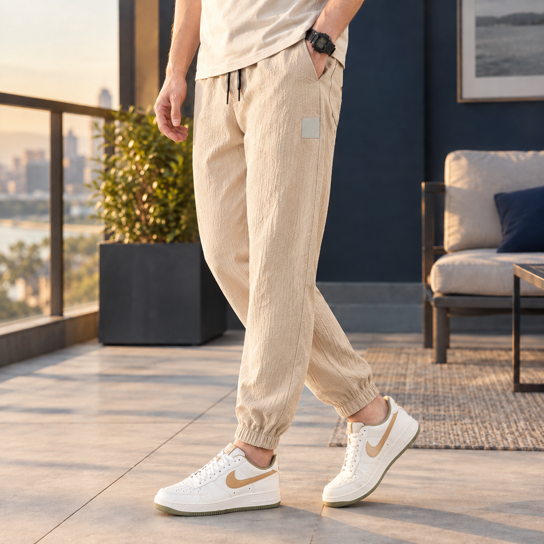 Carter Tapered Pants - Khaki