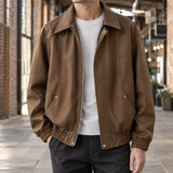 Austin Leather-Look Jacket - Brown