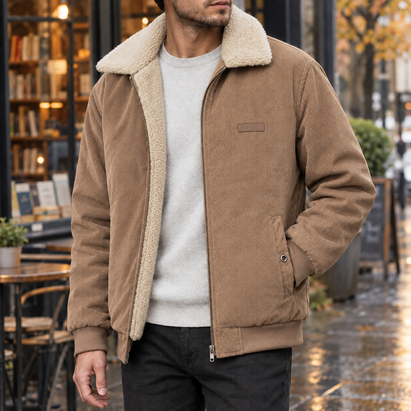 Magnus Corduroy Jacket - Khaki