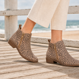 Conti Orthopedic Ankle Boots - Leopard