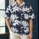 Hudson Relaxed Shirt - Navy Blue