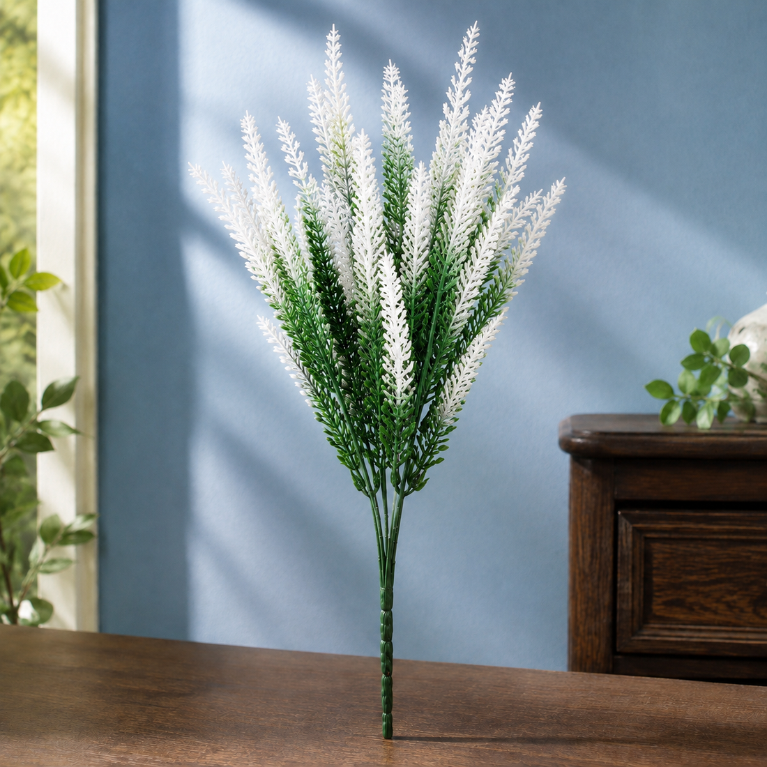 Austin Artificial Lavender Stems - White
