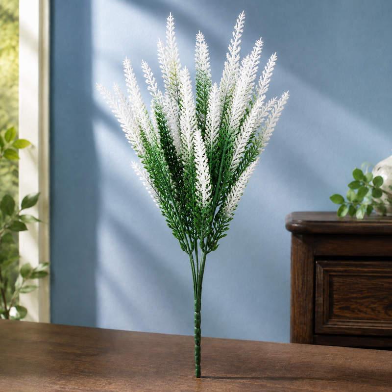 Austin Artificial Lavender Stems - White