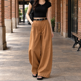 Margot-Eve Wide-Leg Pants - Caramel