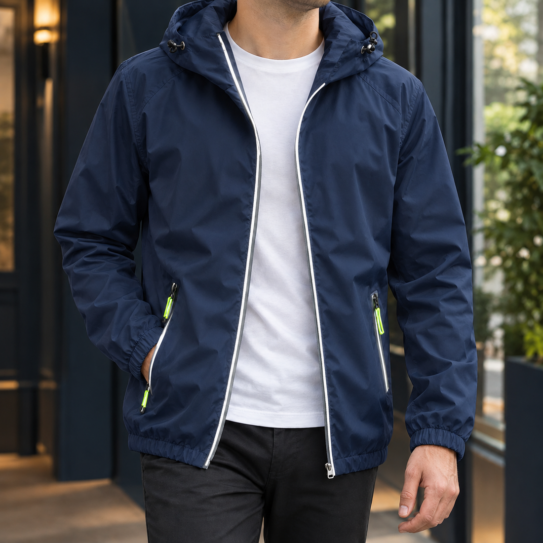 Oliver Reflective Jacket - Reflective Dark Blue