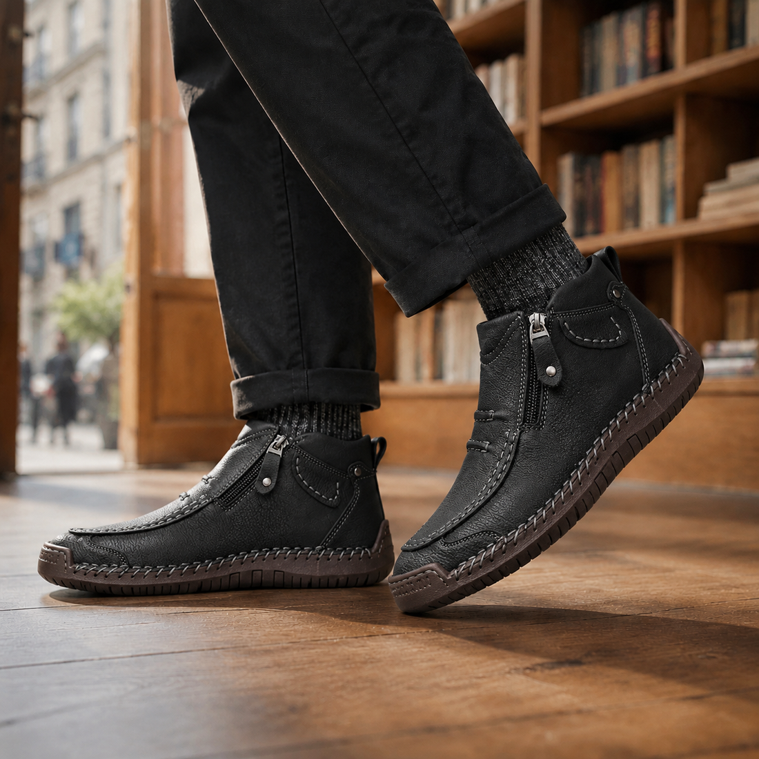 Pescara Orthopedic Boots - Black