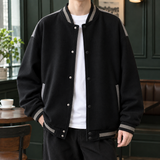 Blake Varsity Jacket - Black