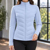 Ilaria-Louise Quilted Jacket - Sky Blue