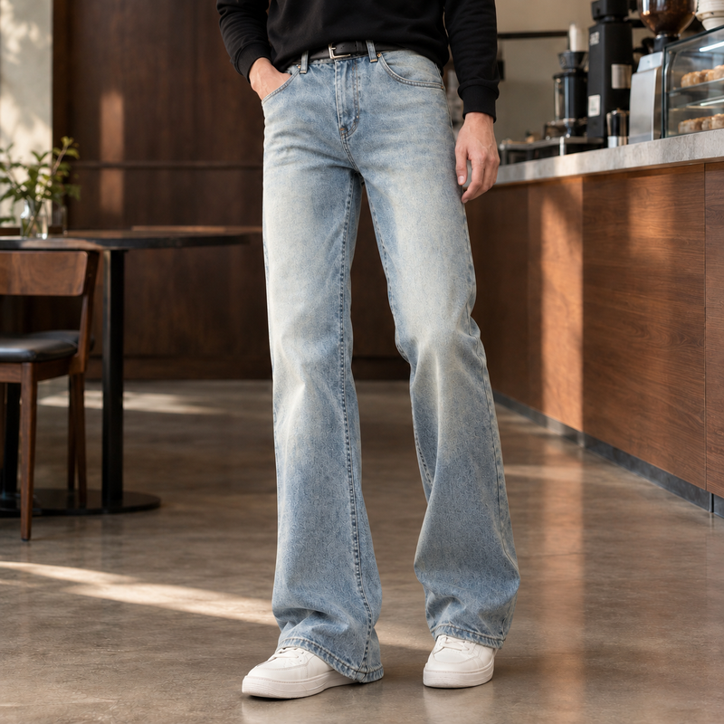 Mason Flared Jeans - Light Blue