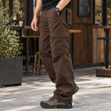 Marco Relaxed Cargo Pants - Brown