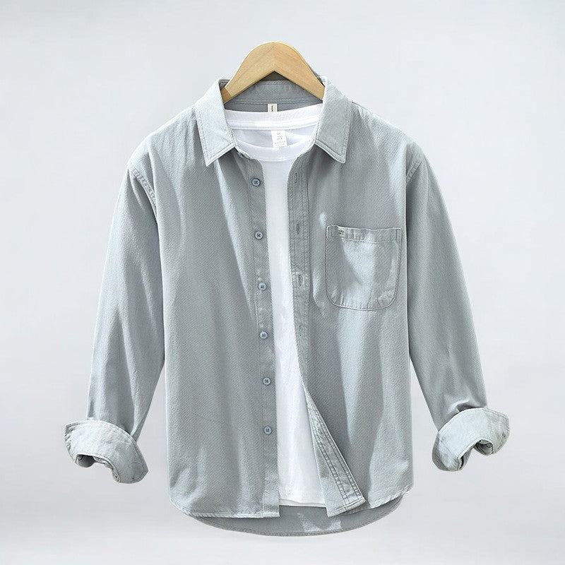 Marbella Textured Shirt - Gray
