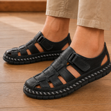Sarti Fisherman Sandals - Black
