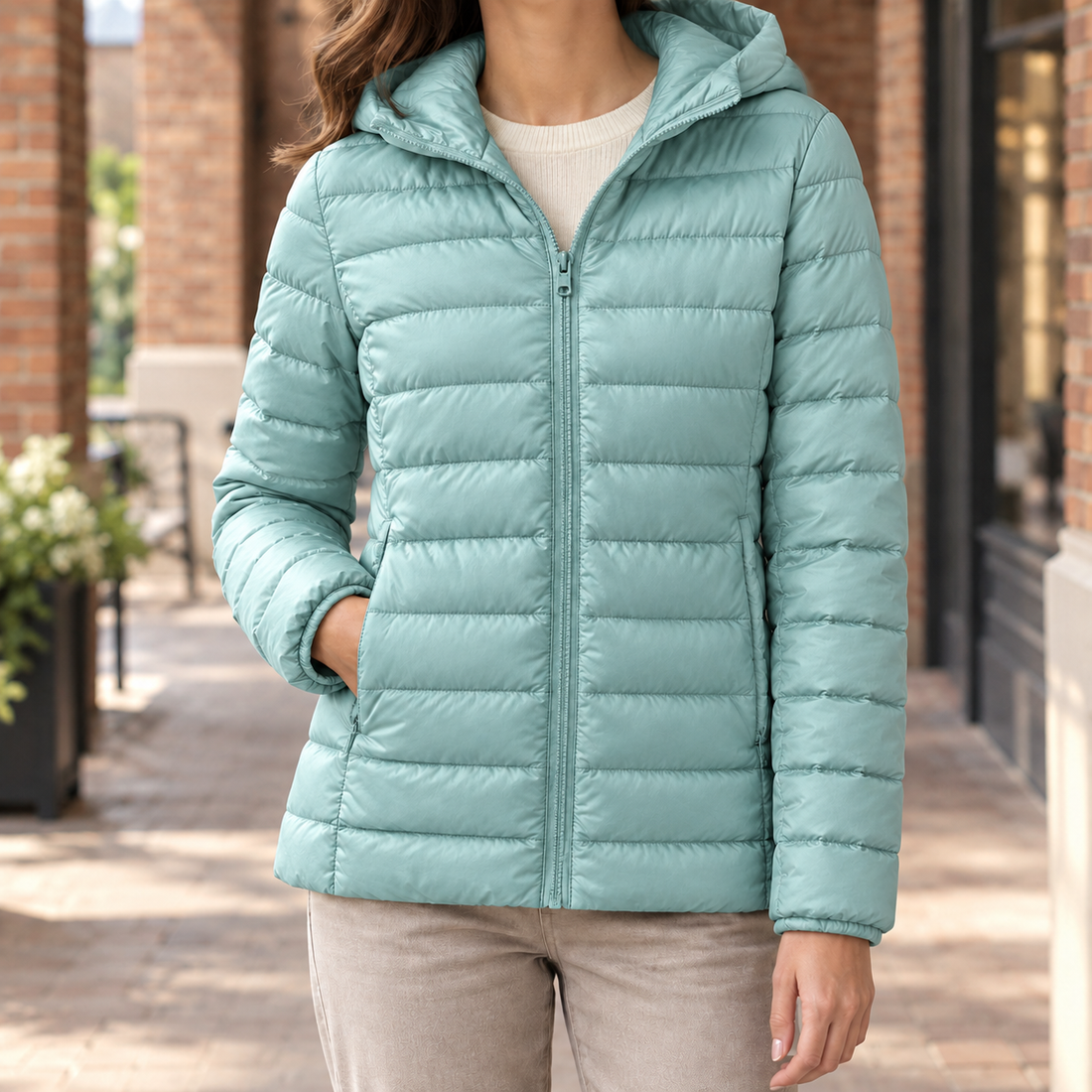 Rowena Cashmere Jacket - Pea Green