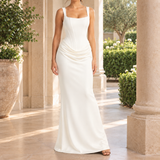 Ariadne Corset Maxi Dress - White