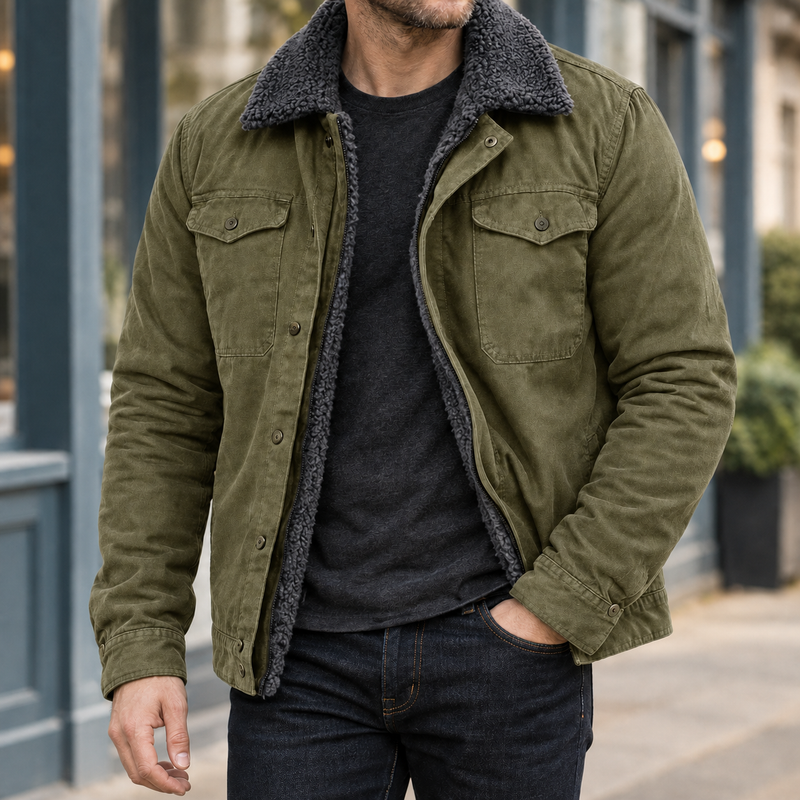 Caleb Western Jacket - Green