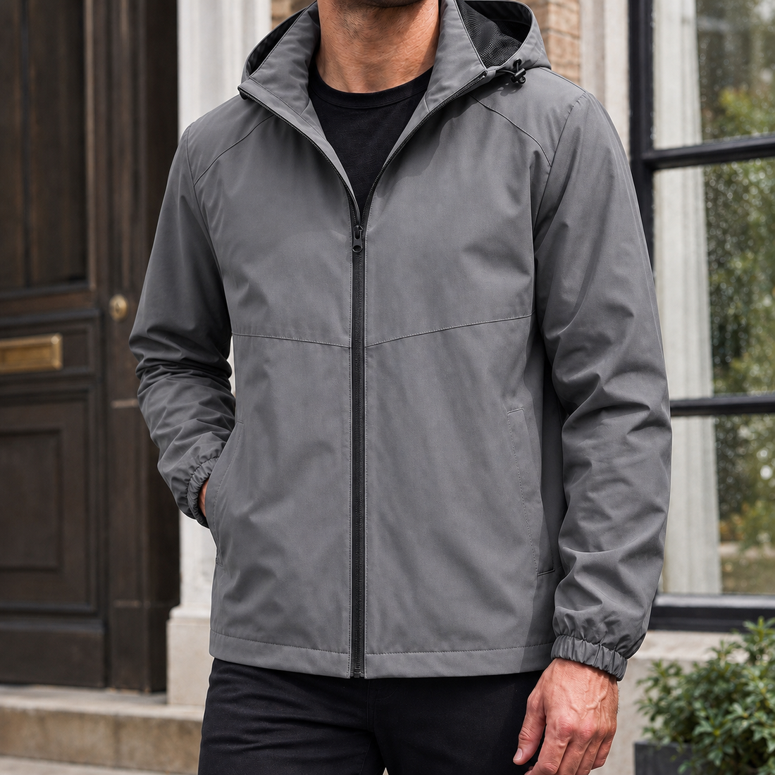 Patrick Hooded Jacket - Gray