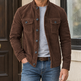 Christopher Utility Jacket - Dark Brown