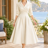 Simone-Skye Wrap Dress - Beige
