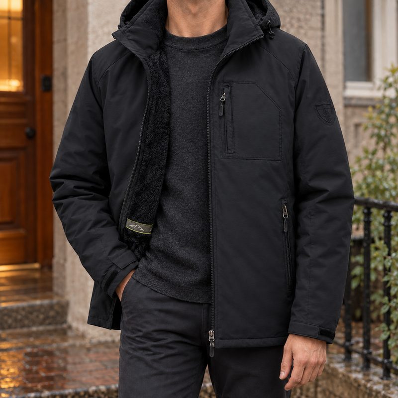 Blake Fleece Jacket - Black